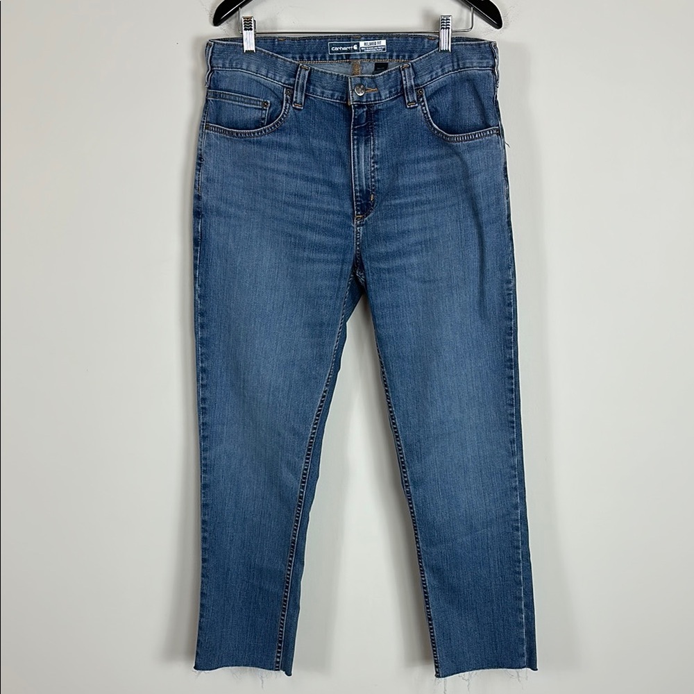 Carhartt‎ Men’s Relaxed Fit Blue Denim Jeans Size 34x30